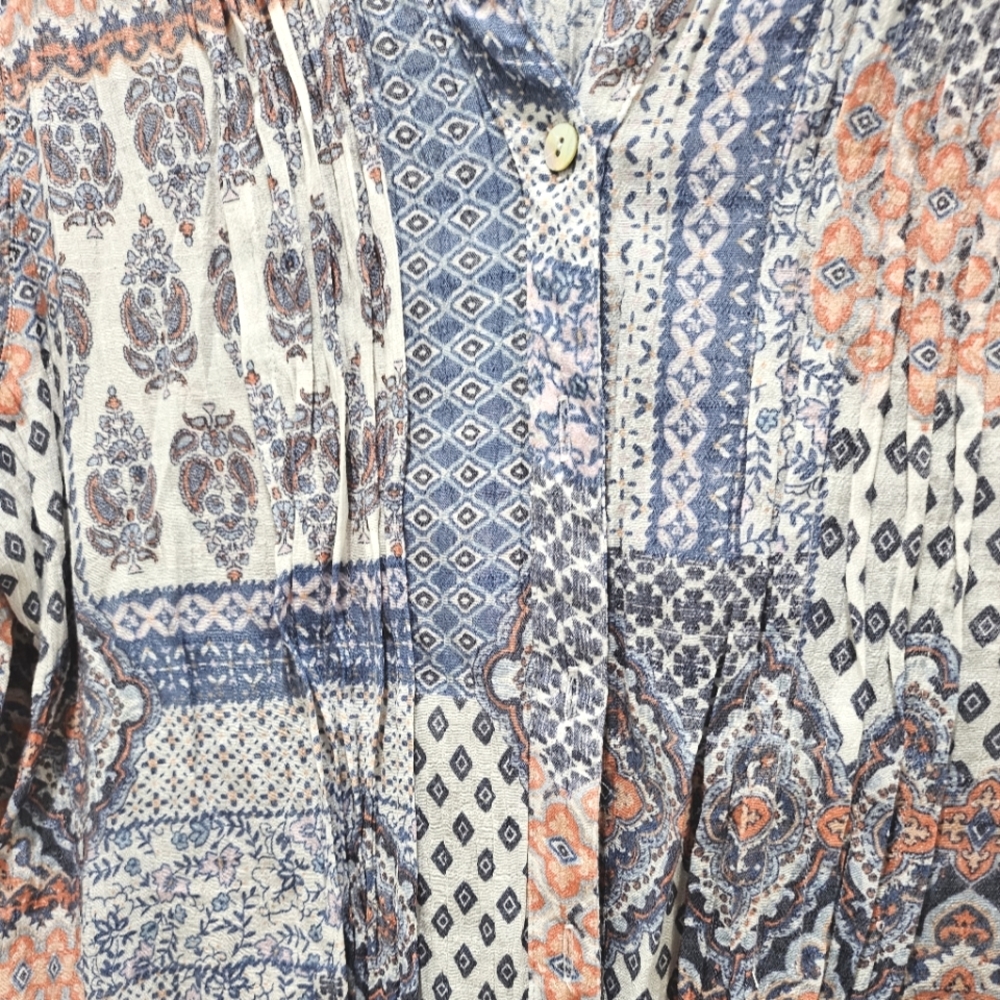 Ruby Rd size XL button down blouse, like NEW - Picture 2 of 4